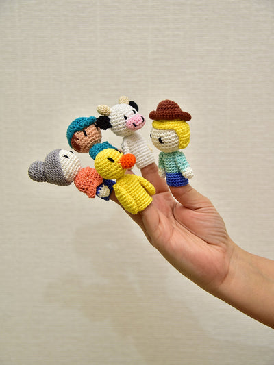 Handcrafted Amigurumi  Ranch Pals Finger Puppets