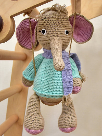 Handmade Crocheted Elephant Toy - Darcy the Perfect Gift