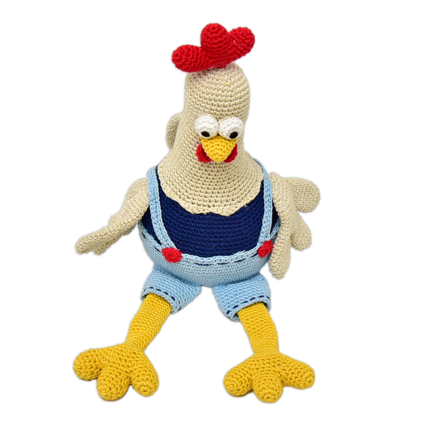 Dorris the Rooster - Unique Handmade Crocheted Plush Toy