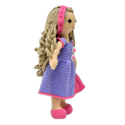 Adorable Katherine Handmade Crocheted Doll - Perfect for Imaginative Play