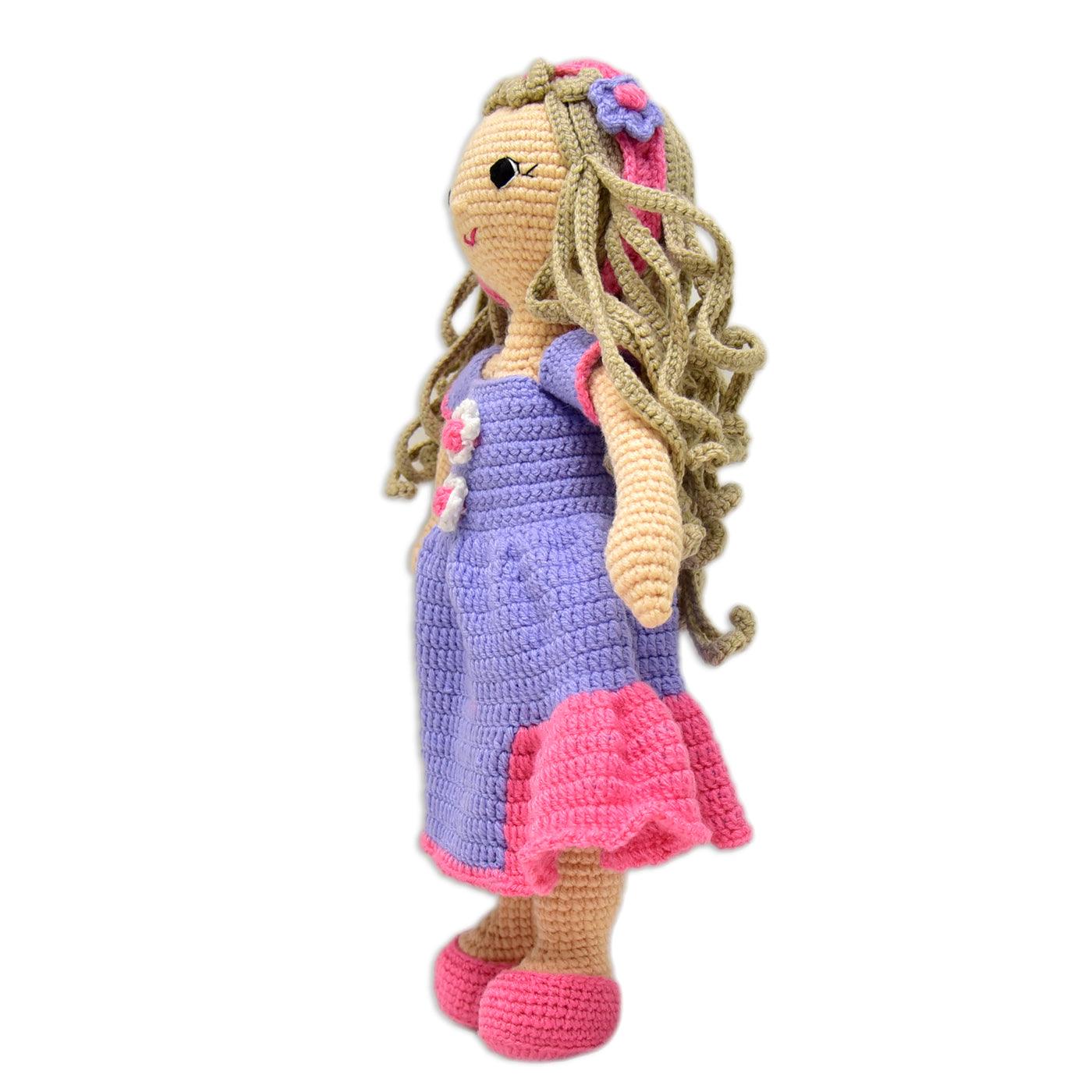 Adorable Katherine Handmade Crocheted Doll - Perfect for Imaginative Play