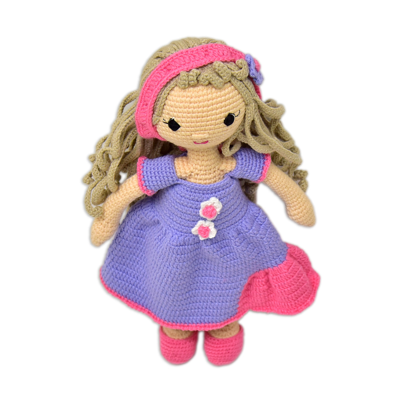 Adorable Katherine Handmade Crocheted Doll - Perfect for Imaginative Play