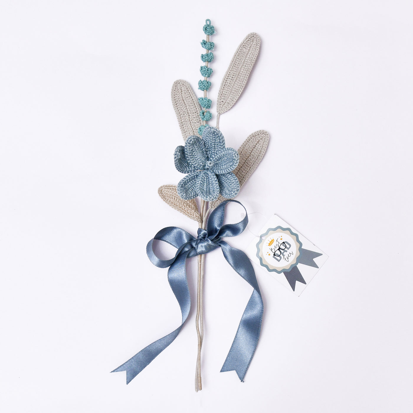 Handcrafted Blue Crochet Bloom Bouquet – Stylish & Sustainable