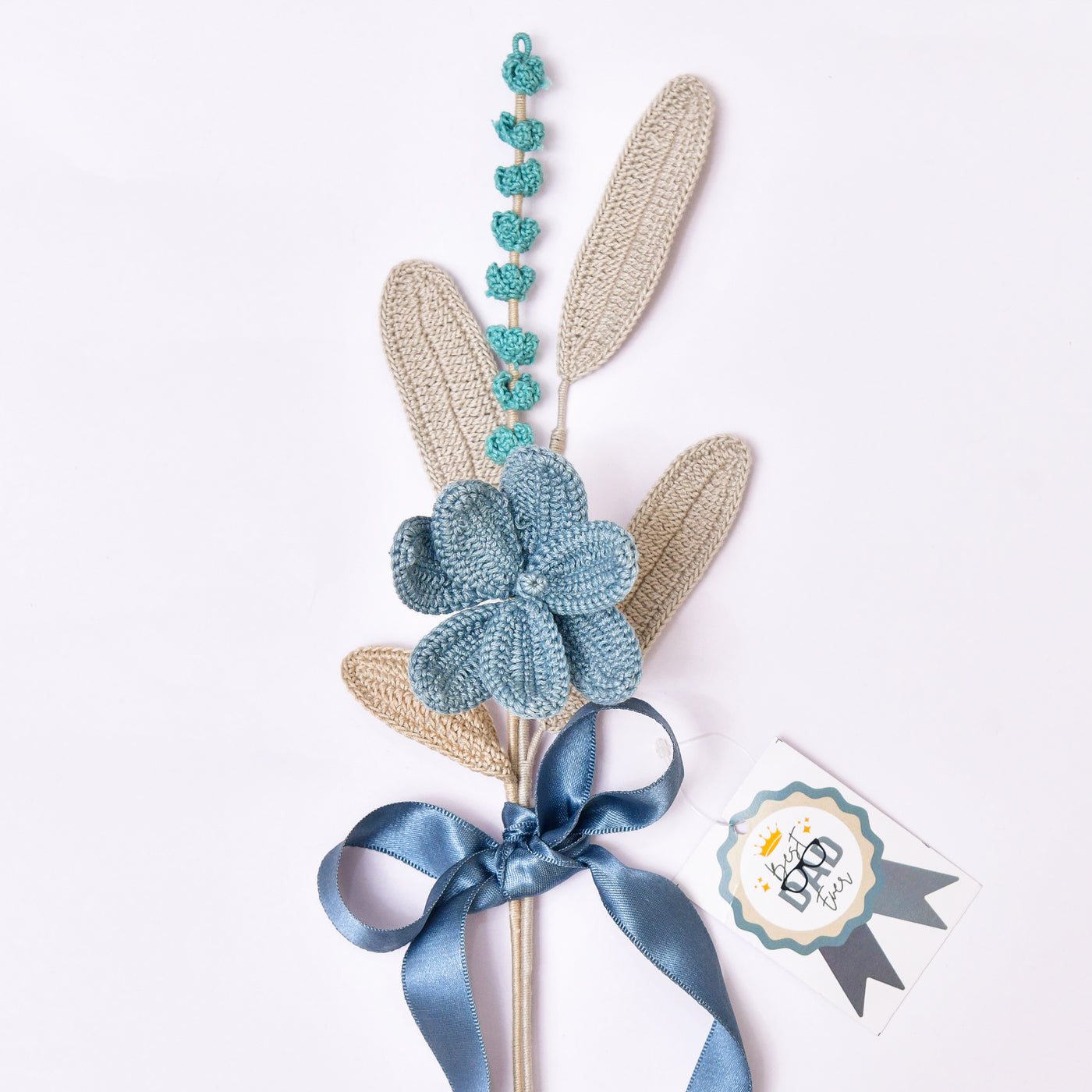 Handcrafted Blue Crochet Bloom Bouquet – Stylish & Sustainable