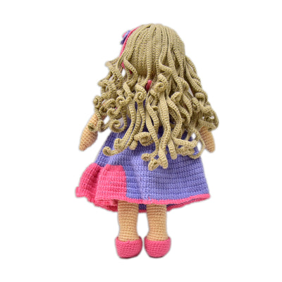 Adorable Katherine Handmade Crocheted Doll - Perfect for Imaginative Play