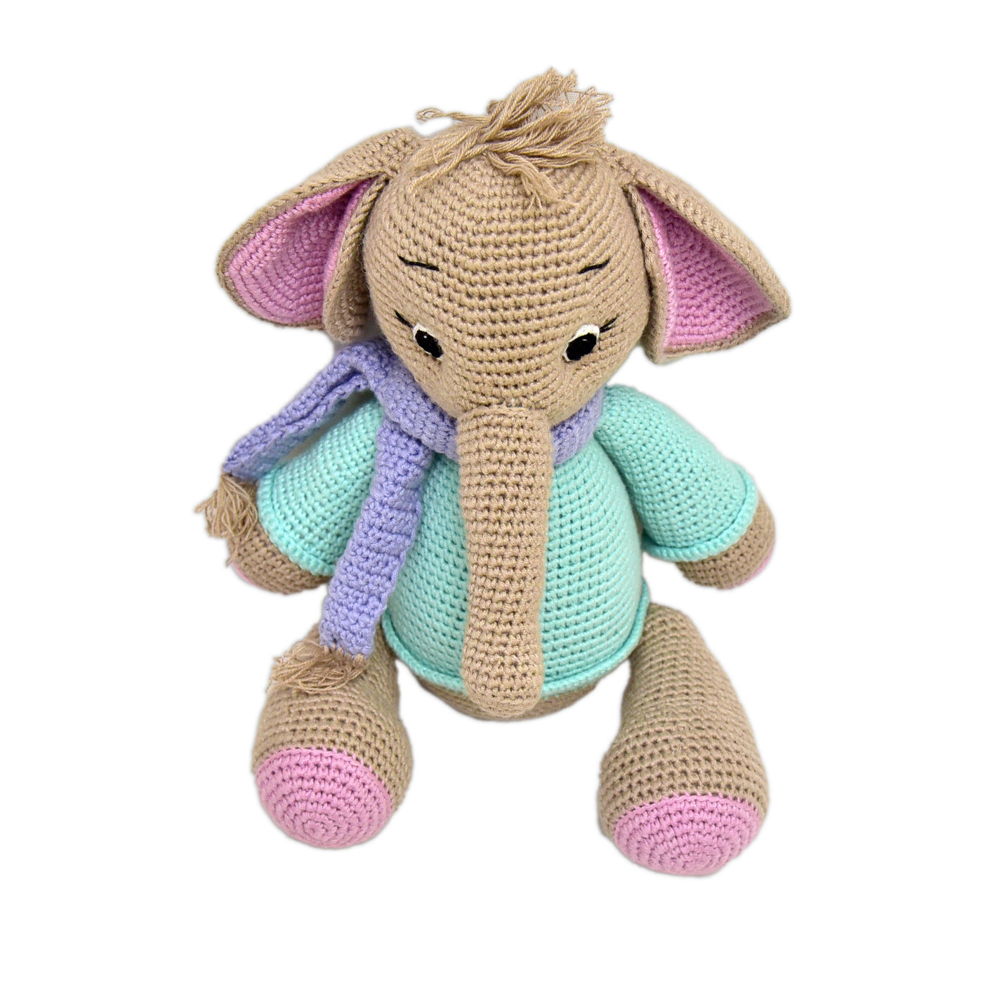 Handmade Crocheted Elephant Toy - Darcy the Perfect Gift