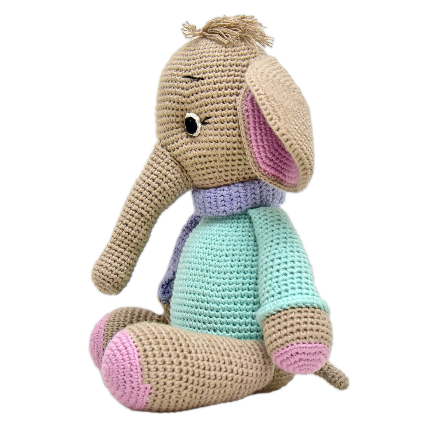 Handmade Crocheted Elephant Toy - Darcy the Perfect Gift