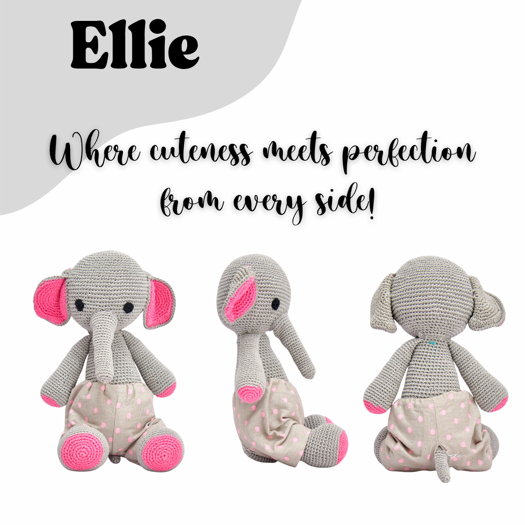 Ellie the Holiday Elephant – Cute & Crochet Crafted