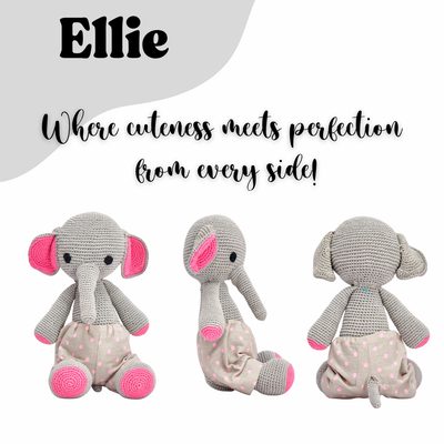 Ellie the Holiday Elephant – Cute & Crochet Crafted