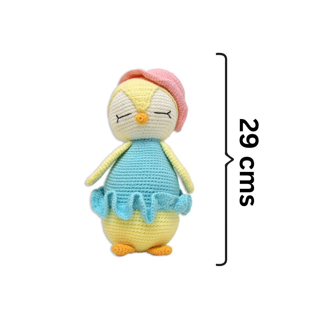 Frosty the Penguin – Lovingly Handmade Crochet Plush Toy | Soft & Safe Gift for Kids
