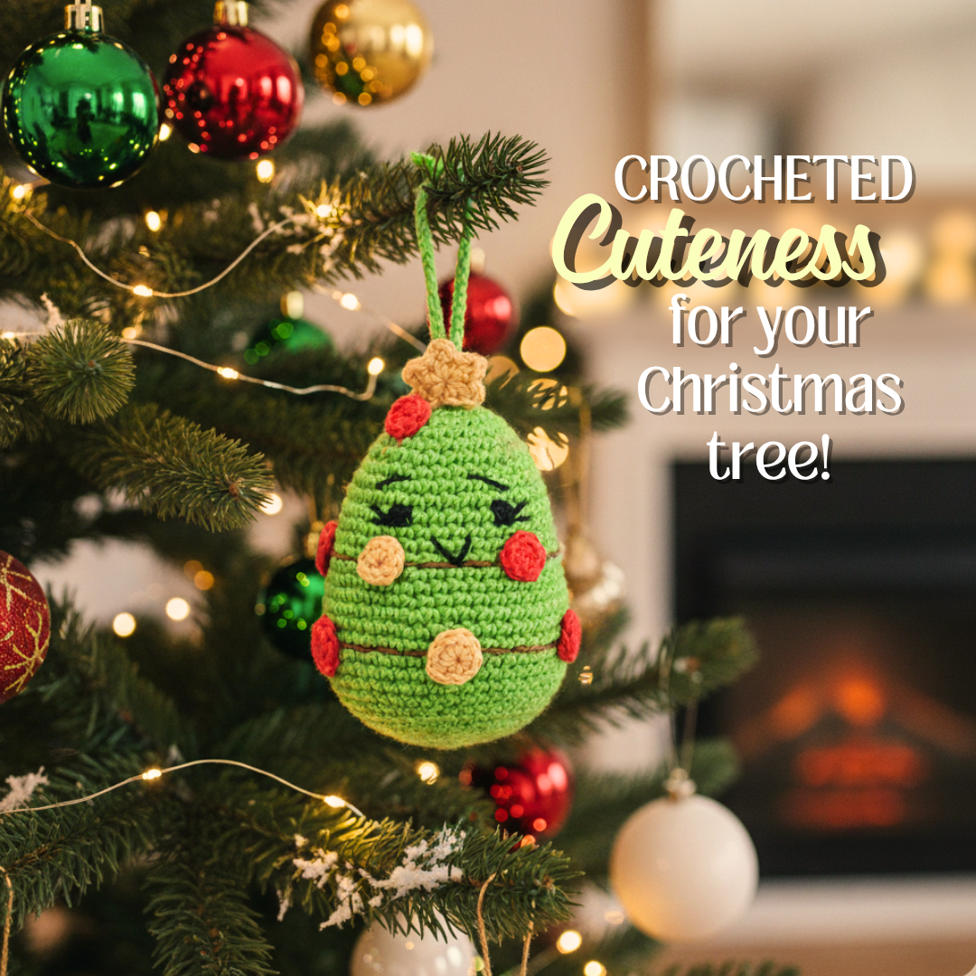 Artfully Crafted Crochet Christmas Tree Ornament – Festive Holiday Décor