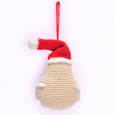 Jolly Santa – Handcrafted Crochet Christmas Tree Ornament