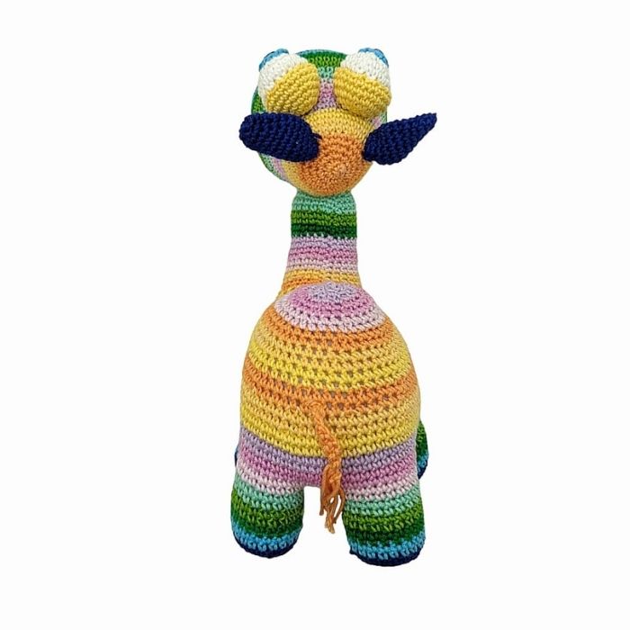 Soft and Colorful Handmade Rainbow Camel - Crochet Toy