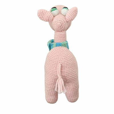 Handmade Crocheted Pink Camel Toy - Soft, Cute, and Unique