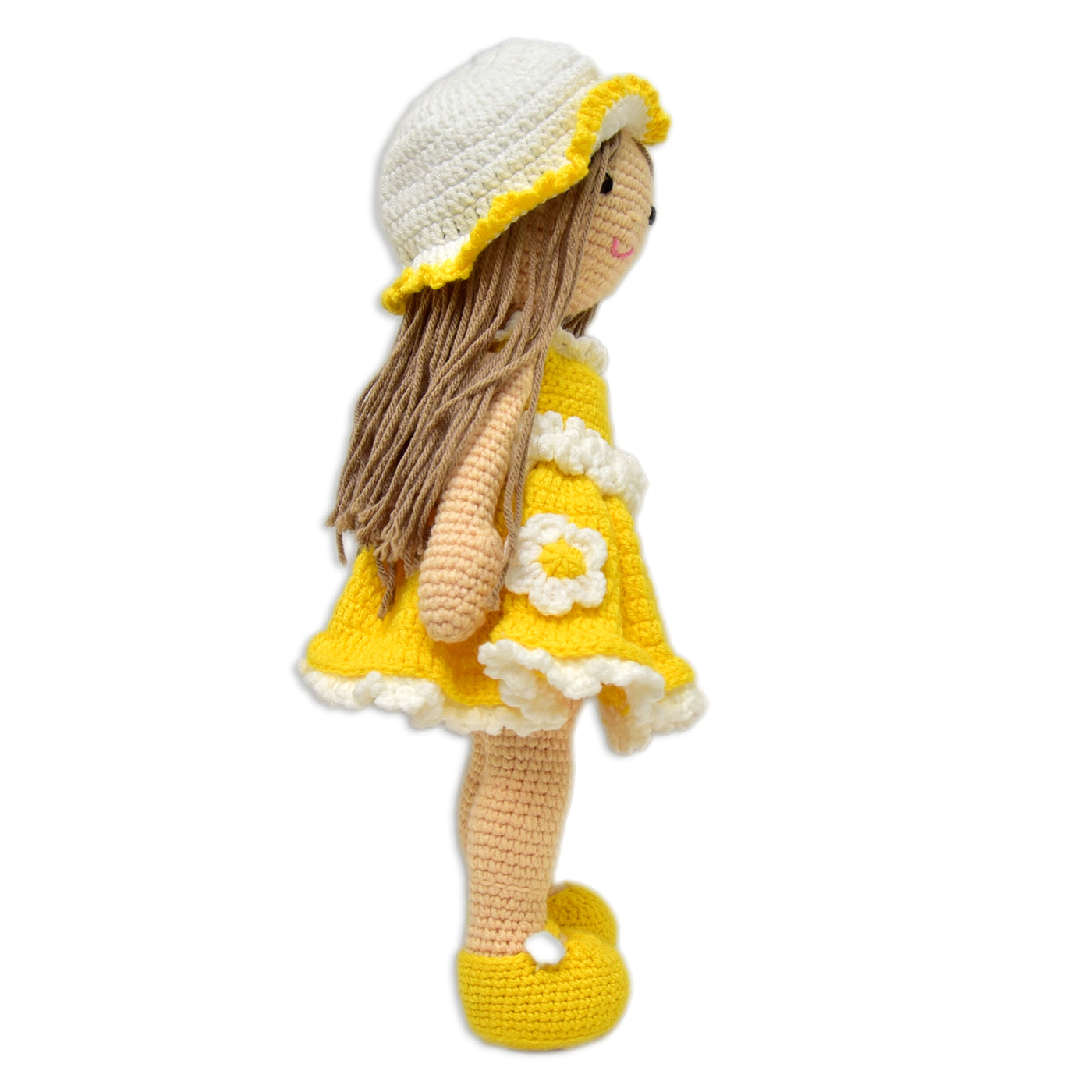 100 % Handmade Crochet Doll- Sunshine