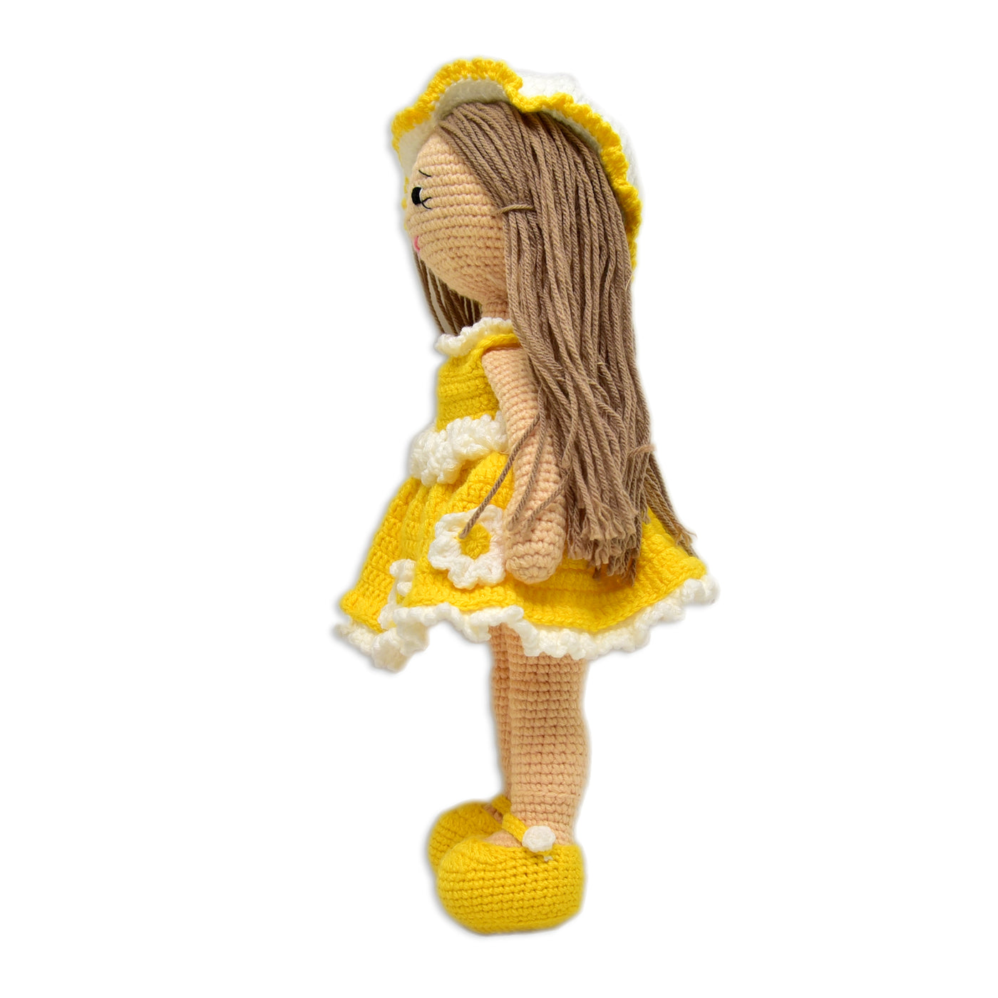 100 % Handmade Crochet Doll- Sunshine