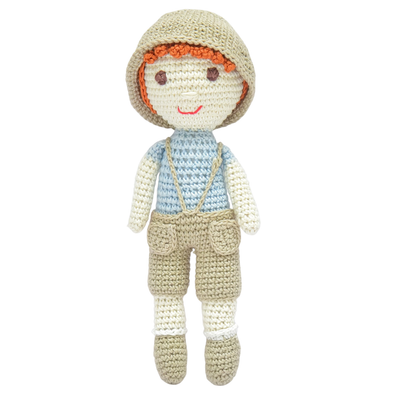 Johnny Boy – Handmade Crochet Doll | A Classic Friend for Modern Childhoods