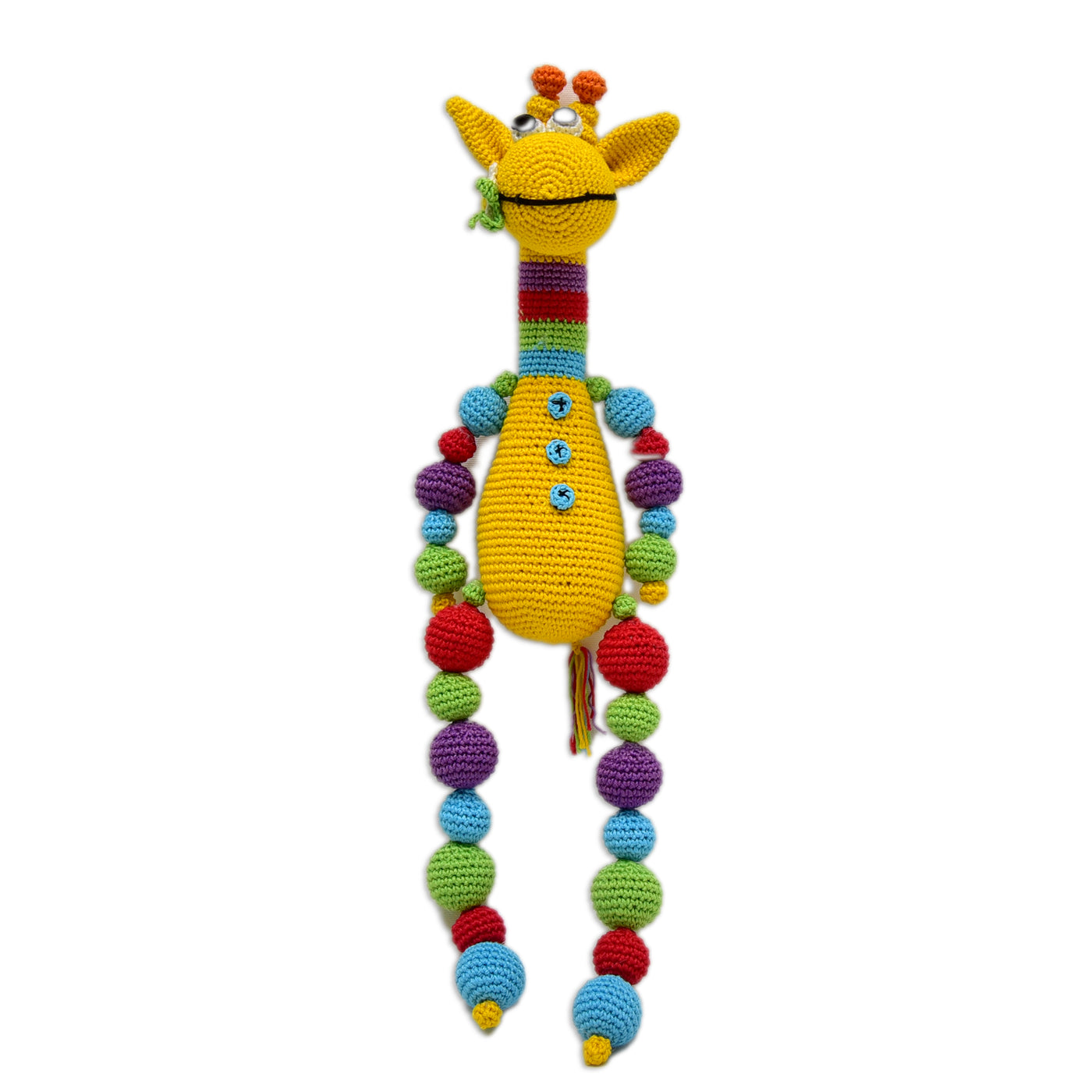 Handmade Crocheted Skye Giraffe - Unique & Cuddly Soft Toy