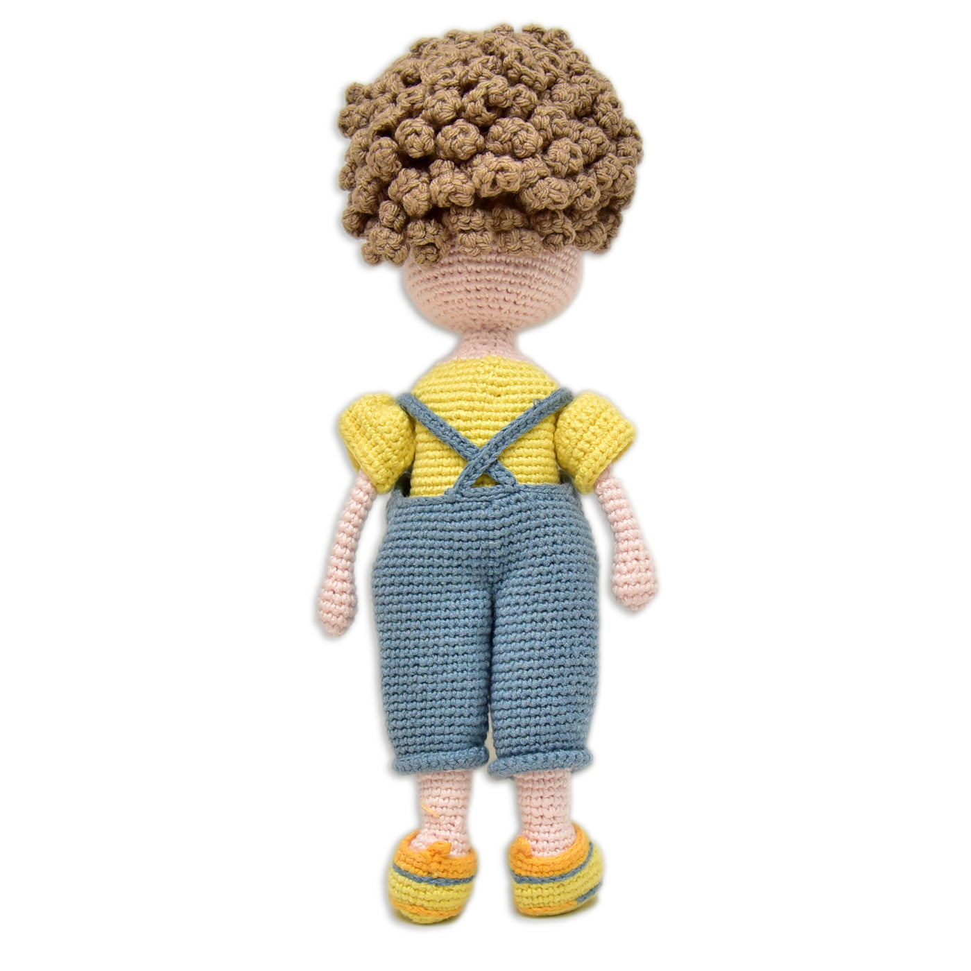 Lovable Ethan Handmade Crocheted Boy Doll - Unique Gifts