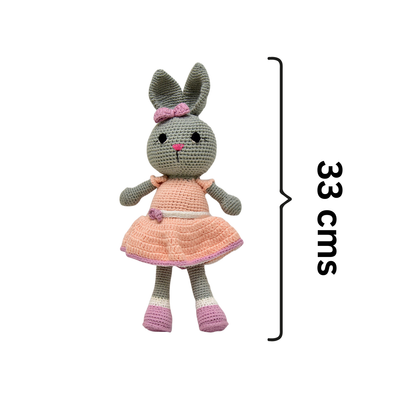 Blossom the Bunny – Cute Handmade Crocheted Soft Toy