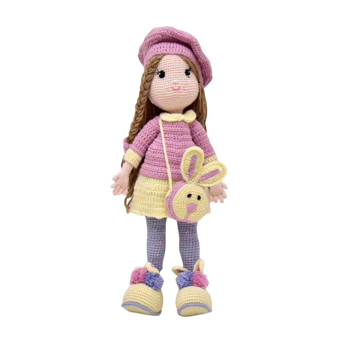 Rasberina the Doll – Limited Edition Handmade Crochet Keepsake