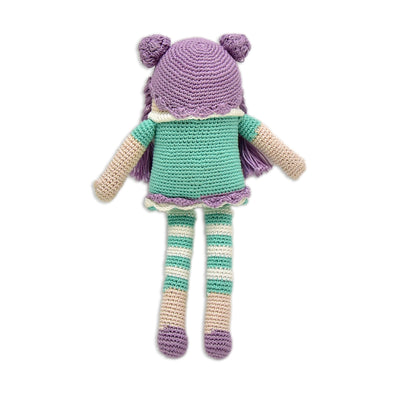 Handmade Crocheted Dolls -Purple Pie Doll | Ideal Gifts for Kids