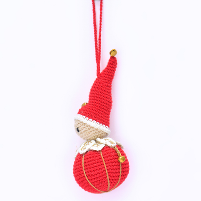 Whimsical Crochet Christmas Tree Ornament – Handcrafted Holiday Décor