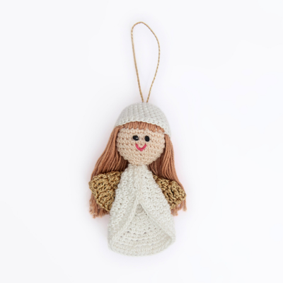 Crochet Angel Ornament – Handmade Amigurumi Christmas Decoration