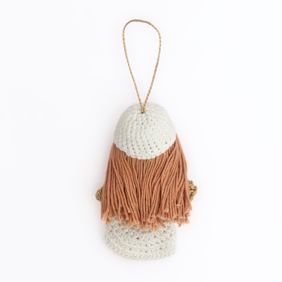 Crochet Angel Ornament – Handmade Amigurumi Christmas Decoration