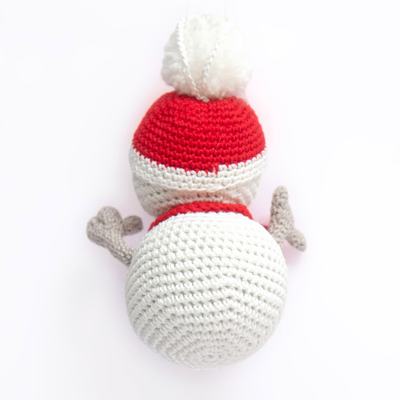 Cute Crochet Snowman Amigurumi – Handmade Winter Decor & Gift Idea