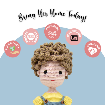 Charming Ethan – Crocheted Boy Doll Made with Love