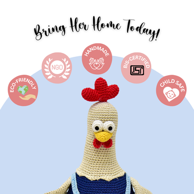 Meet Dorris the Rooster – A Bundle of Joy in Feathers & Yarn!