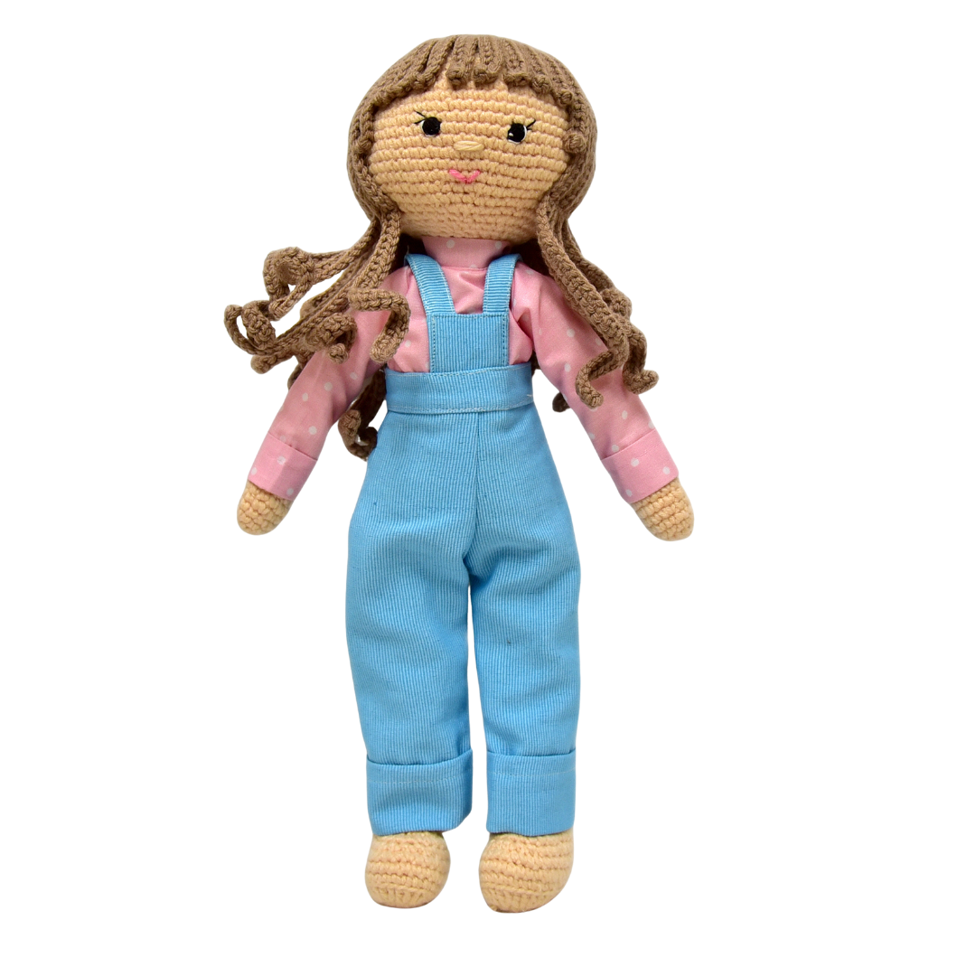 Twinkle the Doll – Charming Handmade Crochet Doll | Unique & Adorable Gift for Kids