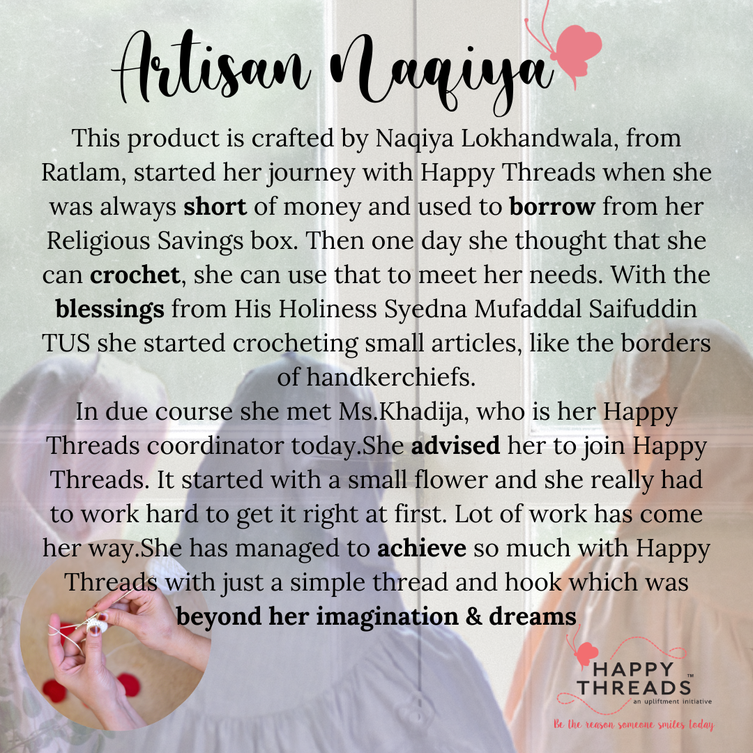 Handmade Crochet Tulip Pot – Timeless Bloom for Home & Gifting