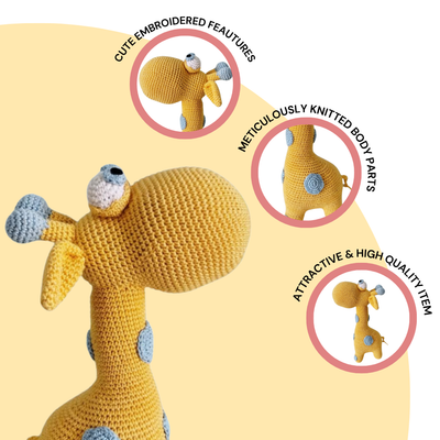 Crochet Cuteness: Zaffy Zafra Giraffe – The Perfect Huggable Friend