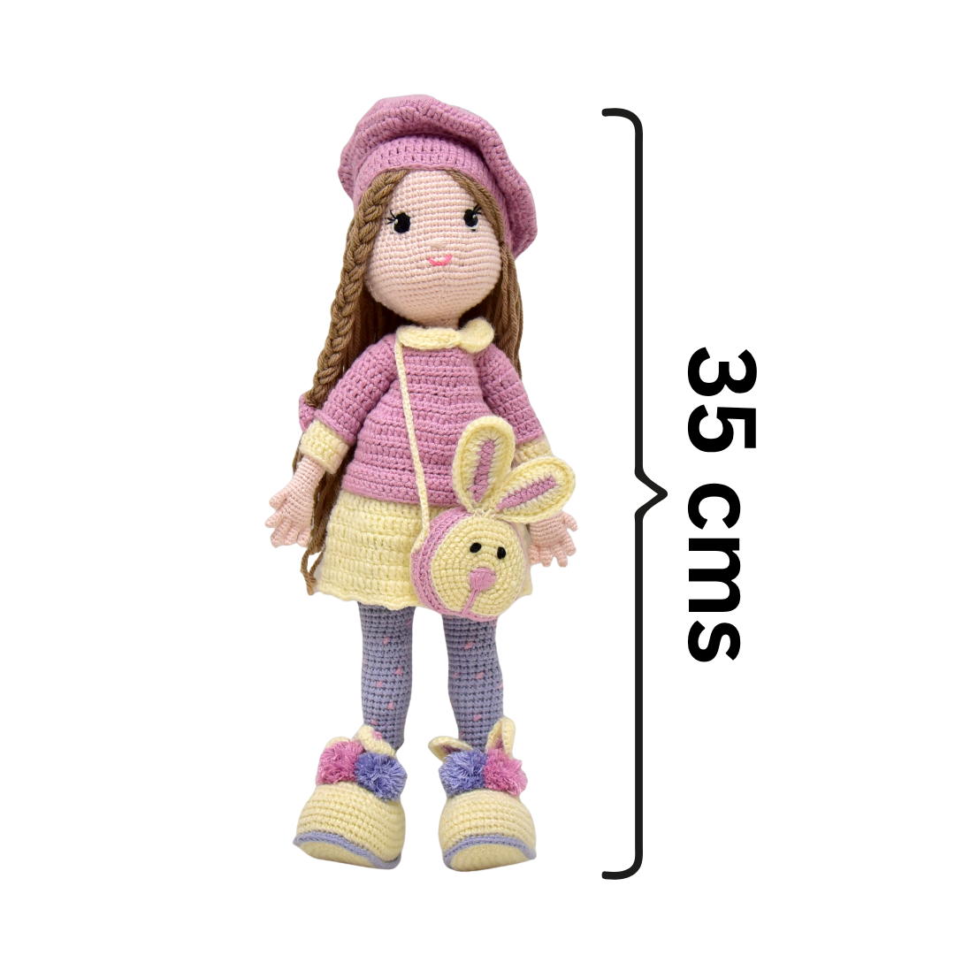 Rasberina the Doll – Limited Edition Handmade Crochet Keepsake