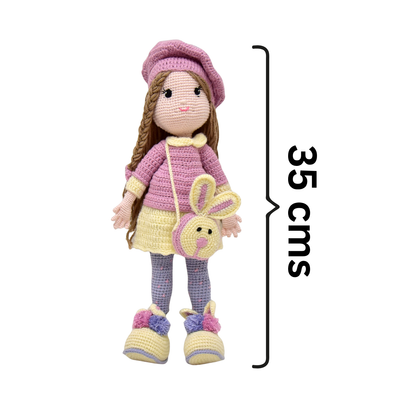 Rasberina the Doll – Limited Edition Handmade Crochet Keepsake