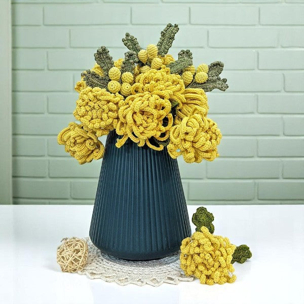 Vibrant Crochet Chrysanthemum | Decor That Never Wilts