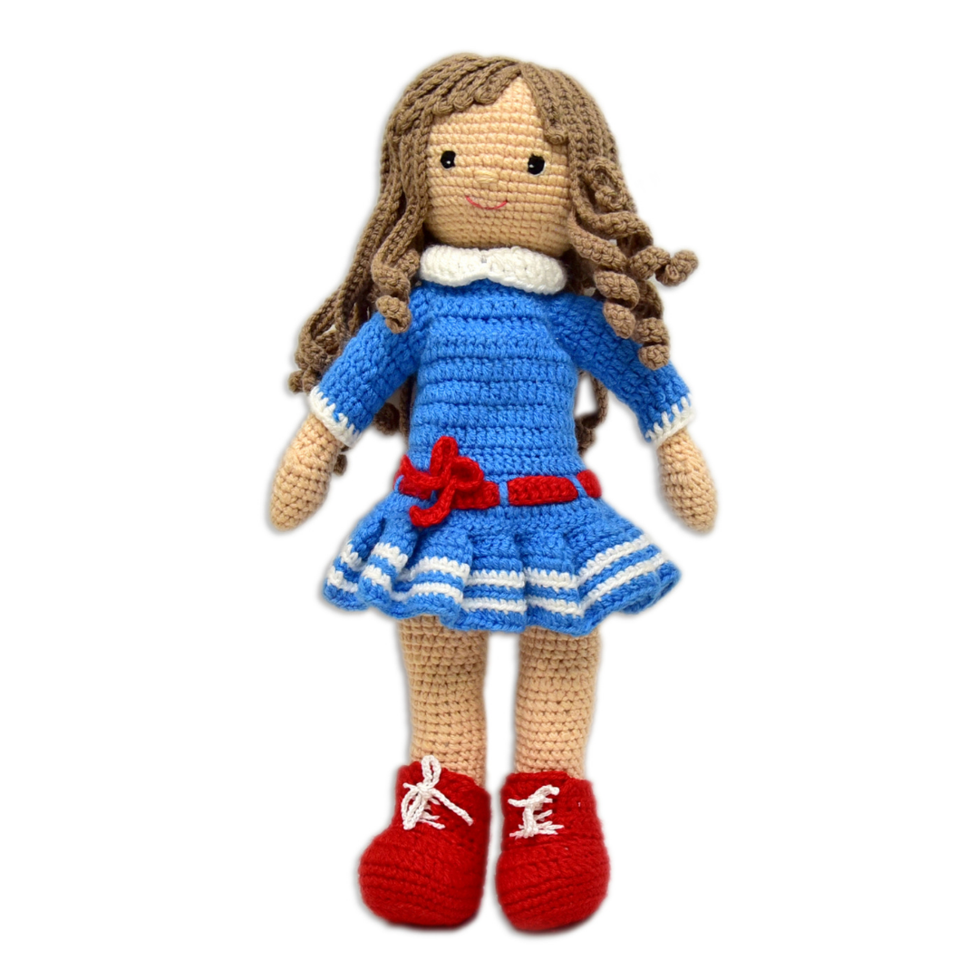 Zaara the Doll – Handcrafted Crocheted Doll with Artistic Detail & Charm | Perfect Gift for Kids