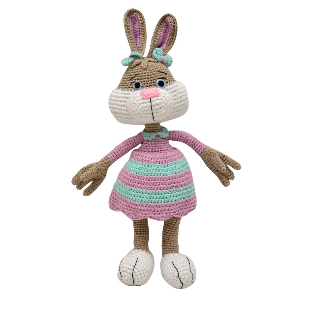 Jill the Bunny – Adorable Handmade Crocheted Plush Toy