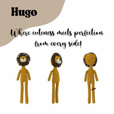 Hugo the Lion – Lovingly Handcrafted Crochet Cuddle King