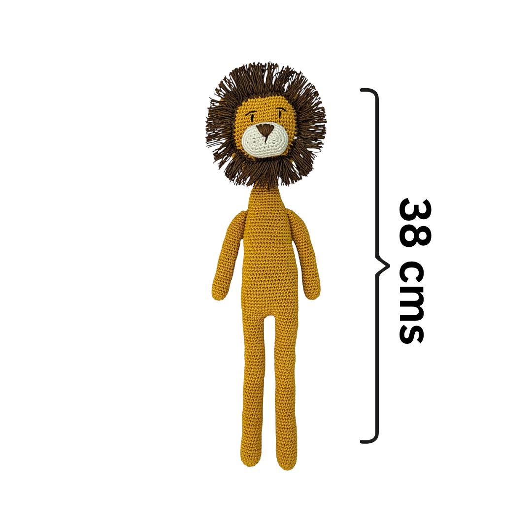 Hugo the Lion – Lovingly Handcrafted Crochet Cuddle King