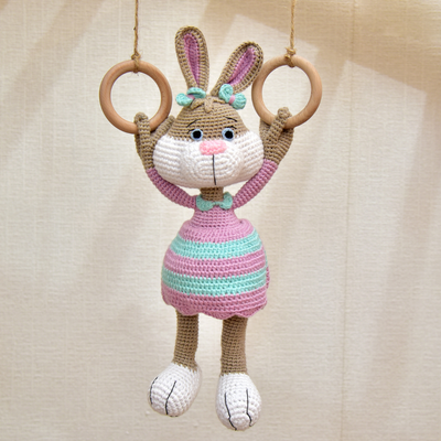 Jill the Bunny – Adorable Handmade Crocheted Plush Toy