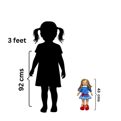 Zaara the Doll – Handcrafted Crocheted Doll with Artistic Detail & Charm | Perfect Gift for Kids