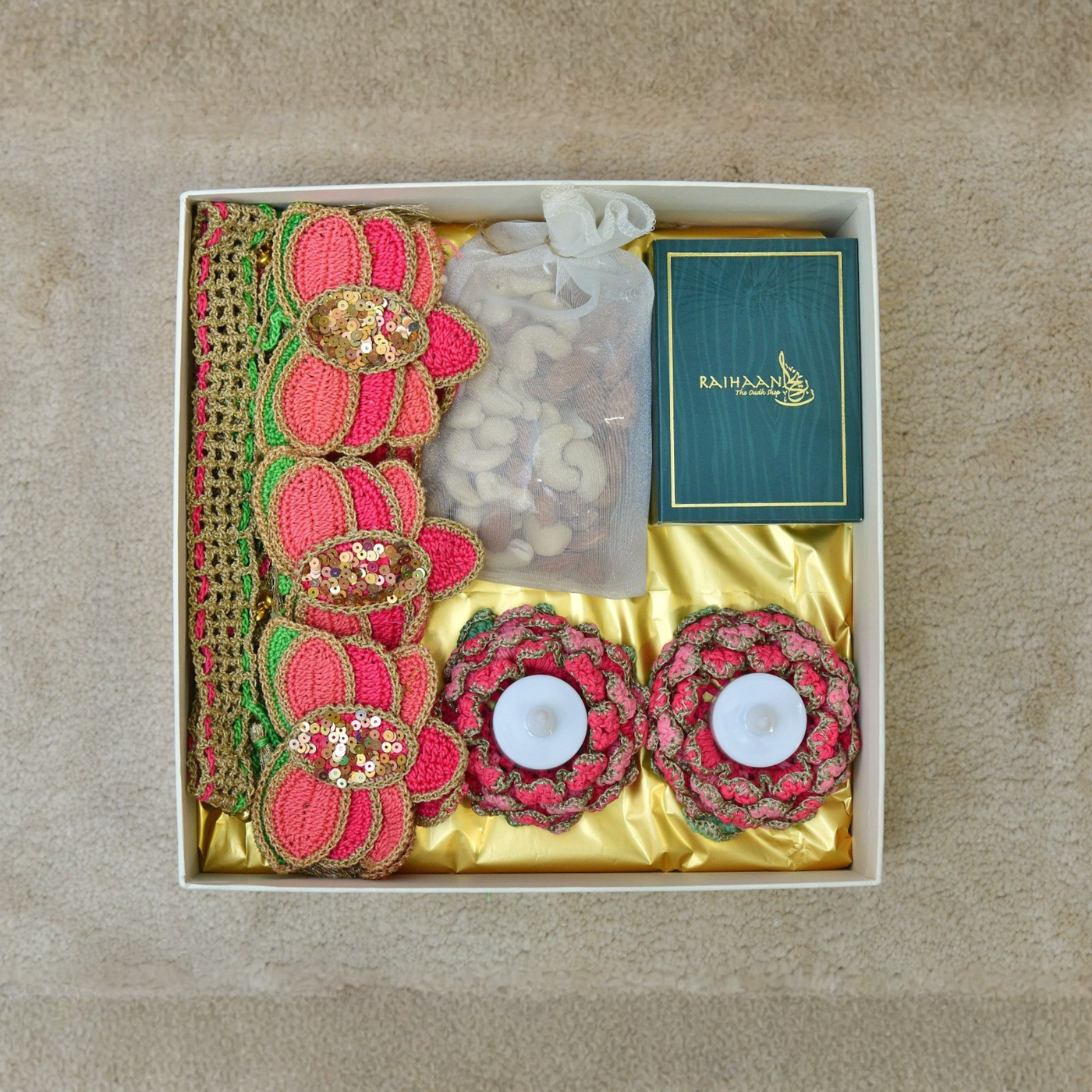 The Diwali Grandeur Box – A Handcrafted Celebration of Light & Tradition