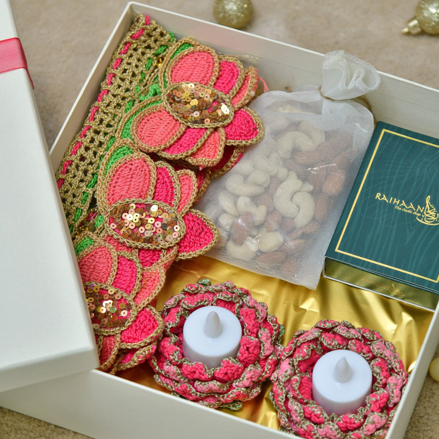 The Diwali Grandeur Box – A Handcrafted Celebration of Light & Tradition