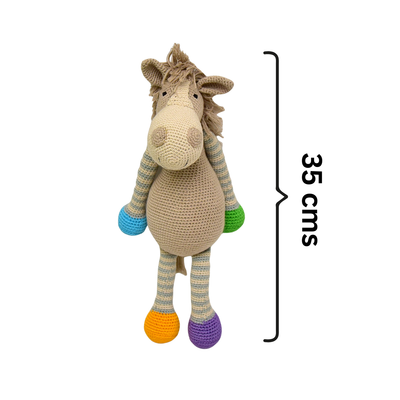 Amigurumi Soft Toy- Handmade Crochet - Horse- Tots