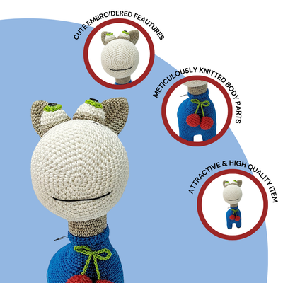 Dandy Deor the Donkey – Handcrafted Crochet Cutie for Snuggles & Smiles
