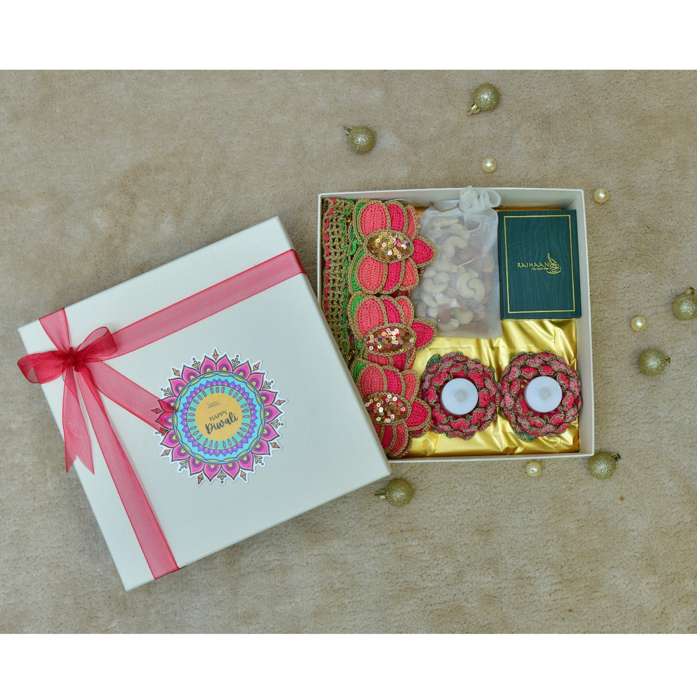 The Diwali Grandeur Box – A Handcrafted Celebration of Light & Tradition