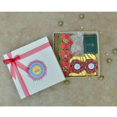 The Diwali Grandeur Box – A Handcrafted Celebration of Light & Tradition